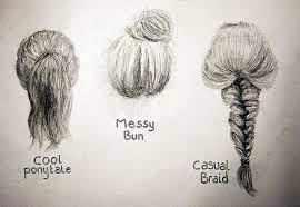 Step 14 The Last Face How To Draw Hair City Girl Style Easy Drawings
