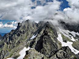 Mountain in the high tatras. Poland Rysy