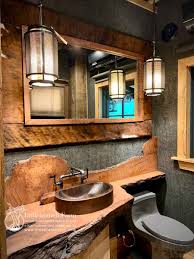 Even if you don't need a mirror this faux live edge concept can be applied to almost any project you would like to make. Rustic Vanities Rustic Vanity Floating Bathroom Vanity Rustic Bathroom Mirrors Rustic Vanity Rustic Bathroom Designs