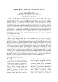 Sebagai penggati persekutuan tanah melayu inggris membentu federation of malaya agreement pada tahun 1948 selepas perang dunia ke ii 8. Pdf Sejarah Melayu Jambi Dari Abad 7 Sampai Abad 20
