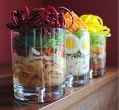 I Am Definitely Going To Make A Stacked Salad Soon Fresh Fruit Recipes Recipes Yummy Food