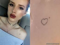 Bella thorne got inked up over the weekend, and it's a bit different than the celeb tattoos we're used to. Bella Thorne S 8 Tattoos Meanings Steal Her Style