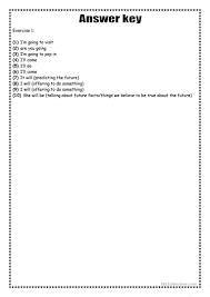 Future Tense Will Vs Going To Inc Answer Key Worksheet Free Esl Printable Worksheets Made By Teachers Vs Go Answer Keys Tenses