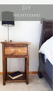Diy Nightstand Free Plans For This Nightstand On Bitterroot Diy Diyproject Nightstand Bedside Diy Nightstand Woodworking Furniture Plans Simple Nightstand