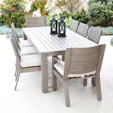 Maybe you would like to learn more about one of these? Laguna 9 Piece Aluminum Patio Dining Set W 90 X 42 Inch Rectangular Table Sunbrella Canvas Flax Cushions By Sunset West Bbqguys