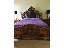 Bedroom Furniture Memphis Gorgeous Very Heavy Well Developed And Sturdy Bedroom Set Leather Headboard Mirror With Opening Jewelry Side Cabinets With Images Bedroom Set