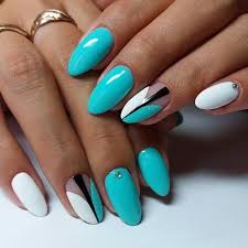75 Best Turquoise Nails Art Design Ideas For 2019 Turquoise Nail Art Turquoise Nails Almond Nails Designs