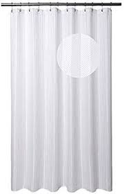 Amazon Com Extra Long Shower Curtain Fabric With 84 Inch Height Hotel Grade Machine W Extra Long Shower Curtain Long Shower Curtains Fabric Shower Curtains