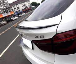 For 2015 Bmw X6 F16 F86 X6m Suv Carbon Fiber Rear Trunk Spoiler Lid Wing P Type Bmw X6 Bmw Carbon Fiber