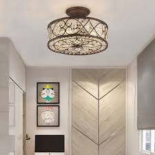 Maybe you would like to learn more about one of these? Country Style Drum Semi Flush Lighting 3 Bulbs Metal Semi Flush Mount Lighting In Rustic Copper Beautifulhalo Com