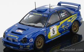 After a comparatively disappointing 1998 season the wrc2003 was the result of an integrated design process which brought prodrive and subaru. Autoart 60191 Masstab 1 43 Subaru Impreza Wrc N 5 Rally Portugal 2001 R Burns R Reid Blue Met Yellow
