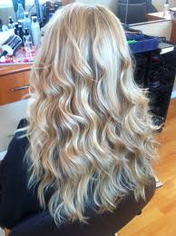 soft vanilla cream highlights cheveux blond