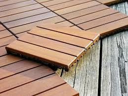 Patio Tile I Saw This Product Installed On An Ep Of Ask This Old House It Seemed Easy Enough To Install And Really Changed The Look Of A Sma Wood