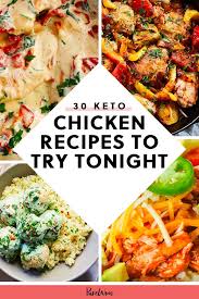 30 Keto Chicken Recipes You Ve Never Tried Dinner Recipes Healthy Low Carb Chicken Recipes Yummy Chicken Recipes