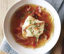 Acqua Pazza Fish In Crazy Water Recipe Finecooking Fish Friday Recipes Seafood Recipes Gremolata Recipe