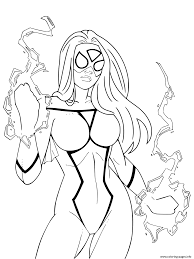 Spider gwen coloring pages printable and coloring book to print for free. Gwen Stacy Get Her Powers Coloring Pages Printable