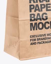 Download Hand Holding A Paper Bag Mockup In Packaging Mockups On Yellow Images Object Mockups PSD Mockup Templates