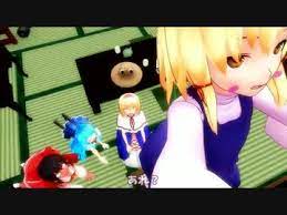 東方mmd 東方少女の日常 東方少女とパンツ 少女 諏訪子 神社