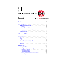 Pdf Completion Workover Fluids Tech Sanjyog Dowerah