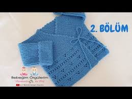 Elifpirenvise Kruvaze Hirka Modeli 2 Bolum Youtube Baby Knitting Patterns Orgu Hirkalar