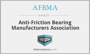 Afbma Anti Friction Bearing Manufacturers Association