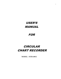 User S Manual For Circular Chart Recorder Manualzz Com