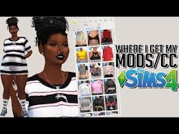Where I Get My Cc How To Install Custom Content For The Sims 4 Youtube Sims 4 Sims Sims 4 Black Hair