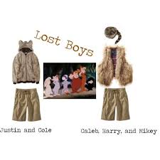 Lost Boys Hoodies With Ears Hats Brown And Fur Lost Boys Costume Peter Pan Costumes Disney Costumes For Kids