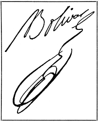 Dibujo Biografia De Simon Bolivar Para Niños Firma Del Libertador Simon Bolivar Foto Archivo El Nacional Libertador Simon Bolivar Independencia De Colombia