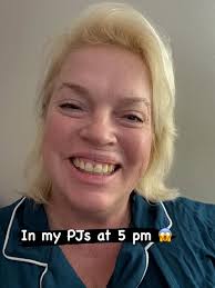 Why did person wear pajamas at 5pm?