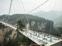 When it opened it was the longest and tallest glass bottomed bridge in the world. China S Record Breaking Glass Bridge Closes Egypt Independent