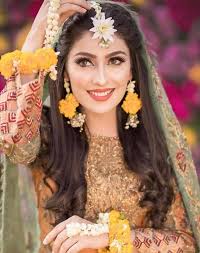 Ayeza khan cheap mehndi dress