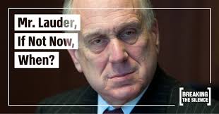 This is ground-breaking. Ron Lauder, President of the World Jewish  Congress, well-known as a conservative and former supporter of the Likud,  came out publicly against the occupation and its destructive consequences.  But