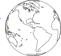 Vector Clip Art Online Royalty Free Public Domain Globe Drawing Earth Drawings Earth Coloring Pages
