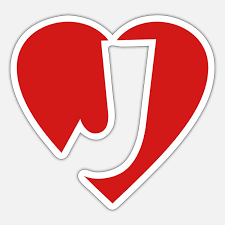 Its normal name in english is jay . I Love J Heart J Letter J Sticker Spreadshirt