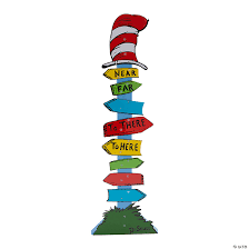 Please do not remove any watermarks, crop or edit any of my images without obtaining written permission from me. Dr Seuss Directional Sign Oriental Trading