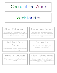 43 Free Chore Chart Templates For Kids Template Lab