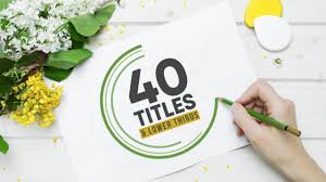 This bundle includes 24 different title designs featuring various styles of scenes, angles, and styles. 40 Titles Lower Thirds Pack Final Cut Pro Templates Youtube