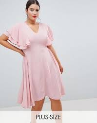 Boohoo Plus Angel Sleeve Midi Dress Midi Dress With Sleeves Plus Size Wedding Dresses With Sleeves Dresses For Apple Shape