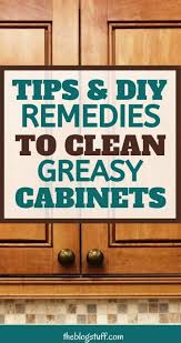 Best Way To Clean Greasy Kitchen Cabinets 6 Diy Solutions In 2020 Cleaning Wood Cabinets Easy House Cleaning Kitchen Design Small