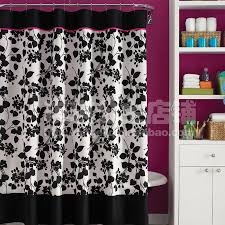 Black And White Shower Curtain Walmart Pink And Black Shower Curtains Pink Shower Curtains Black Shower Curtains White Shower Curtain