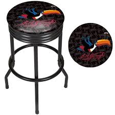 Garage work stool padded swivel chair mechanic shop bench seat heavy duty 300lbs. Guinness Chrome Ribbed Bar Stool On Walmart Accuweather Shop