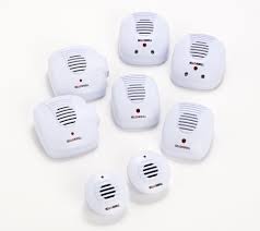 Bell + howell motion activated ultrasonic solar powered with rechargeable batteries. Bell Howell Ultrasonic Set Of 8 Plug In Pest Repellers Qvc Com