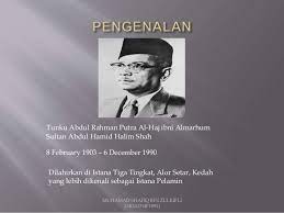 It lies just north of the city centre and is named after its main artery, jalan tuanku abdul rahman, which is often abbreviated to jalan tar. Ulasan Hasrat Tunku Abdul Rahman Malayrama