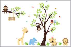 Now up to 75 disount. Kids Room Decorations Animal Wall Art Children S Wall Decals Nurserydecals4you