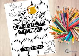Monson, salt lake city, utah: Free Coloring Pages To Share The Love With Your Ministering Families Chicken Scratch N Sniff