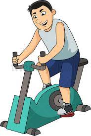 Maybe you would like to learn more about one of these? Man Working Out With Gym Bike Cartoon Clipart Friendlystock Cartoon Clip Art Cartoons Png Cartoon