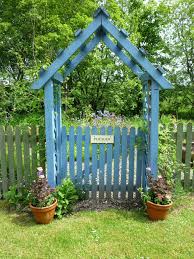 Dirnanean Garden Perthshire Scotland There Are Several Small Garden Designs And Most Of Those Depend On The Geom In 2020 Garden Gate Design Garden Arbor Diy Arbour