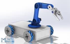 This robot features a 3d printed robotic arm. Arduino Robot Arm And Mecanum Wheels Platform Automatic Operation