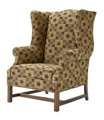 Homespun Primitive Primitivechair Colonial Wingback Furniture Furniture Making High Back Chairs